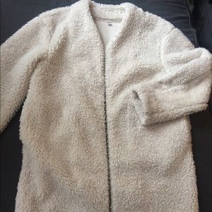 Uniqlo Fleece Long-Sleeved Zip-up Coat